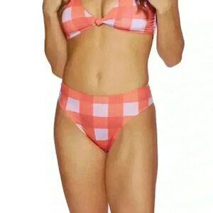 Quicksilver Checkered Bikini Bottom Size S